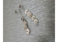 750 White Gold Earring